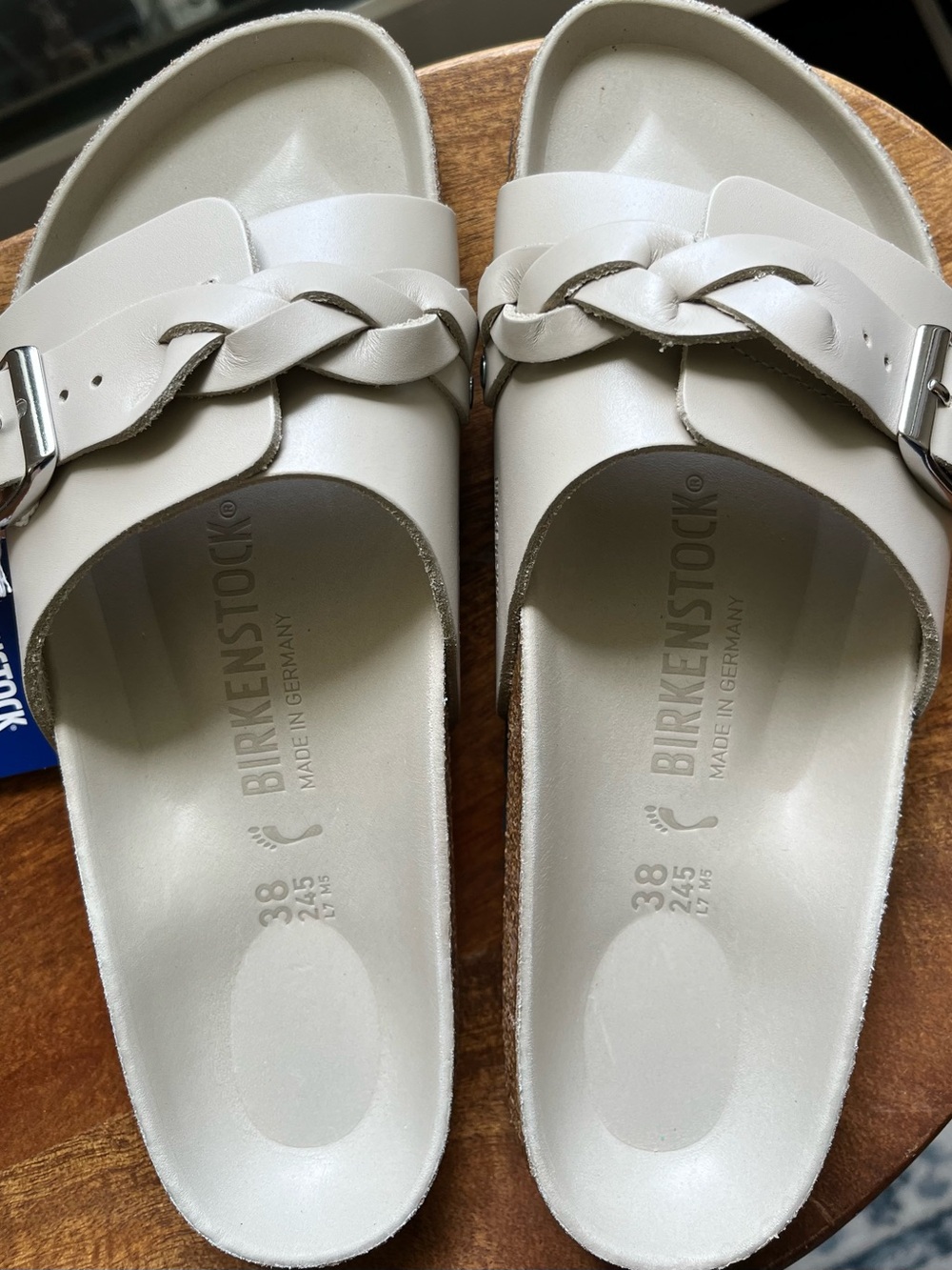 Birkenstock Oita Braided Strap Slide Sandals